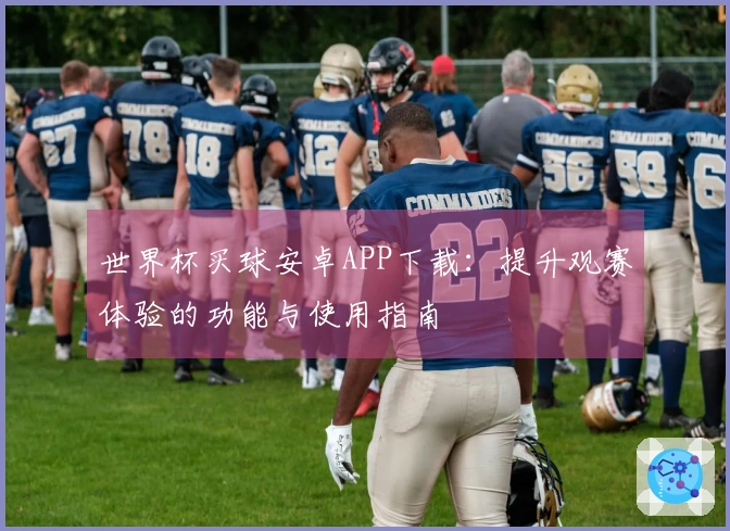 世界杯买球安卓APP下载：提升观赛体验的功能与使用指南